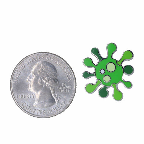 Virus Enamel Pin