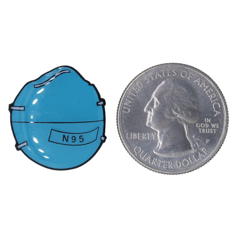 N95 Mask Enamel Pin