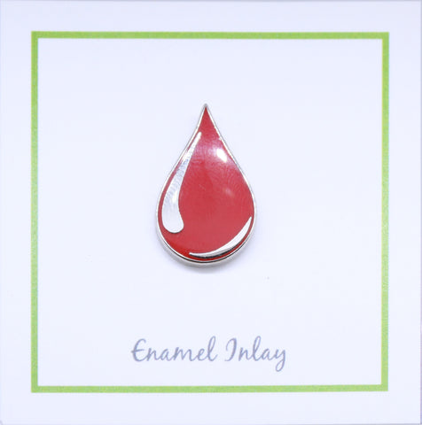 Blood Drop Enamel Pin