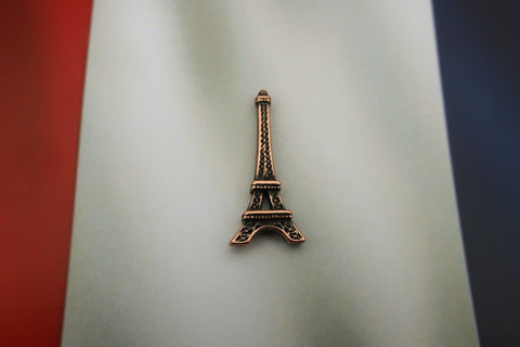 Eiffel Tower Copper Lapel Pin