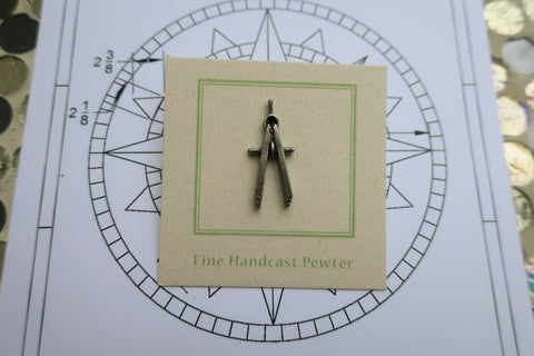 Engineering Compass Lapel Pin