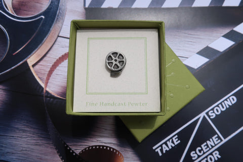 Film Reel Lapel Pin