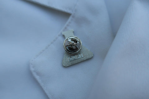 Flask Enamel Pin