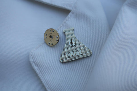 Flask Enamel Pin