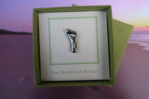 Foot Lapel Pin