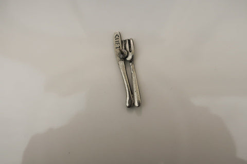 Fork and Knife Lapel Pin