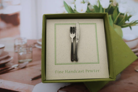 Fork and Knife Lapel Pin