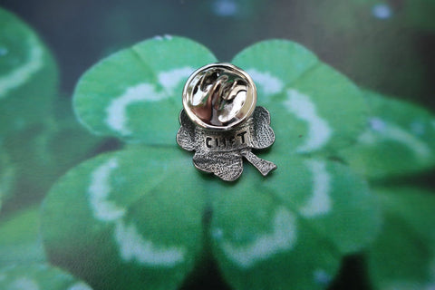 Four Leaf Clover Lapel Pin