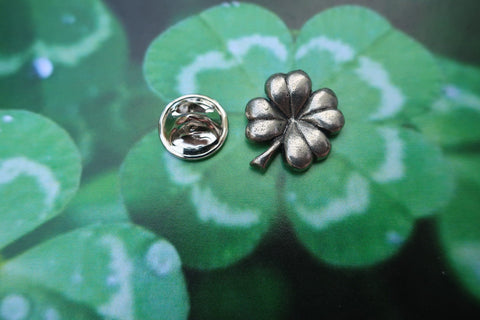 Four Leaf Clover Lapel Pin