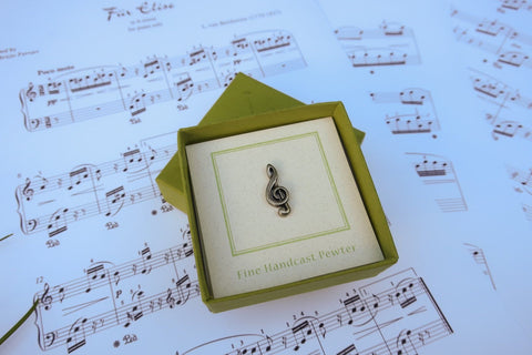 G-Clef Lapel Pin