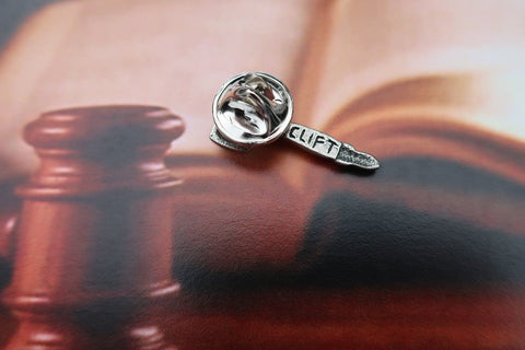 Gavel Lapel Pin