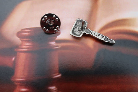 Gavel Lapel Pin