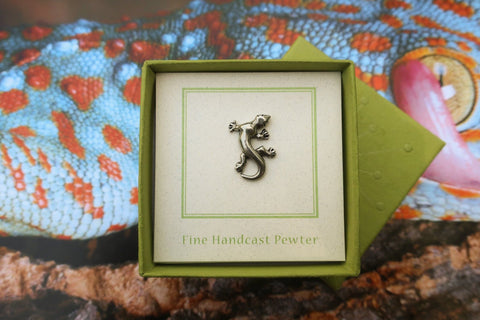 Gecko Lapel Pin
