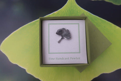Ginkgo Leaf Lapel Pin