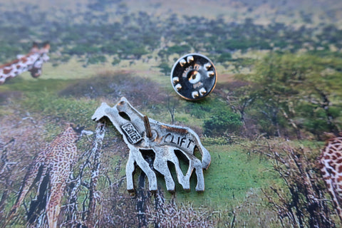Giraffes Lapel Pin