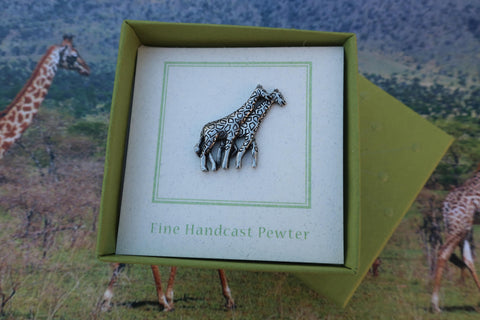Giraffes Lapel Pin