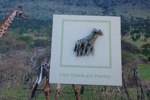 Giraffes Lapel Pin