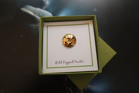 Asteroid Gold Lapel Pin