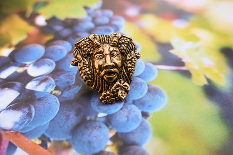 Bacchus Gold Lapel Pin