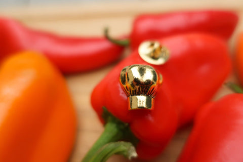 Chef's Hat Gold Lapel Pin