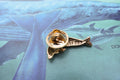 Dolphin Gold Lapel Pin