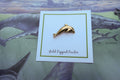 Dolphin Gold Lapel Pin