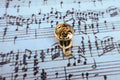 G-Clef Gold Lapel Pin