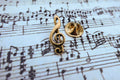 G-Clef Gold Lapel Pin