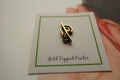 Hard of Hearing Gold Lapel Pin