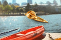 Kayak Gold Lapel Pin