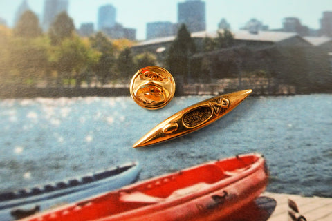 Kayak Gold Lapel Pin