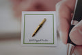 Pen Gold Lapel Pin