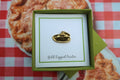 Piece of Pie Gold Lapel Pin