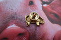 Pig Gold Lapel Pin