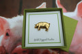 Pig Gold Lapel Pin