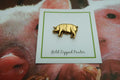 Pig Gold Lapel Pin