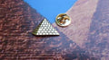 Pyramid Gold Lapel Pin