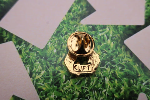 Recycle Symbol Gold Lapel Pin