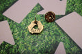 Recycle Symbol Gold Lapel Pin