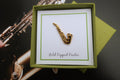 Saxophone Gold Lapel Pin