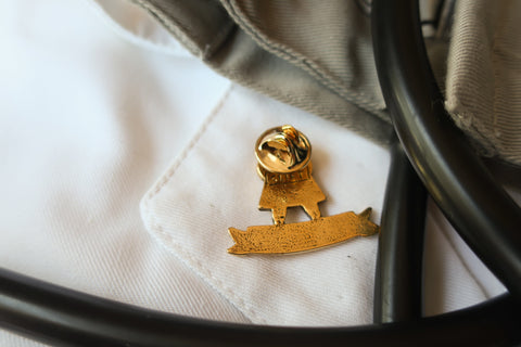 Sepsis Hero Gold Lapel Pin