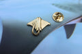 Sting Ray Gold Lapel Pin