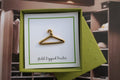 Wire Clothes Hanger Gold Lapel Pin