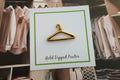 Wire Clothes Hanger Gold Lapel Pin