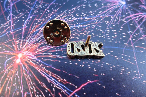 Year Gold Lapel Pin