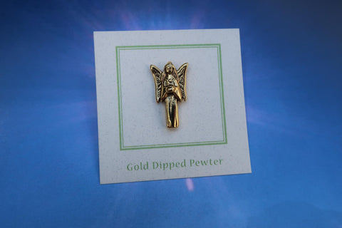 Angel Gold Lapel Pin