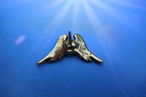 Angel Wings Gold Lapel Pin