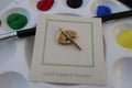 Artist Palette Gold Lapel Pin