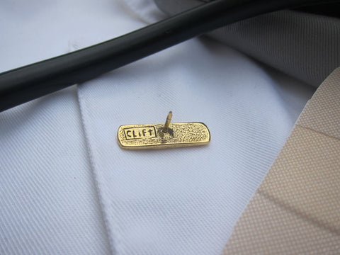 Band Aid Gold Lapel Pin