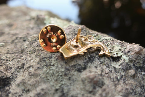 Bass Gold Lapel Pin